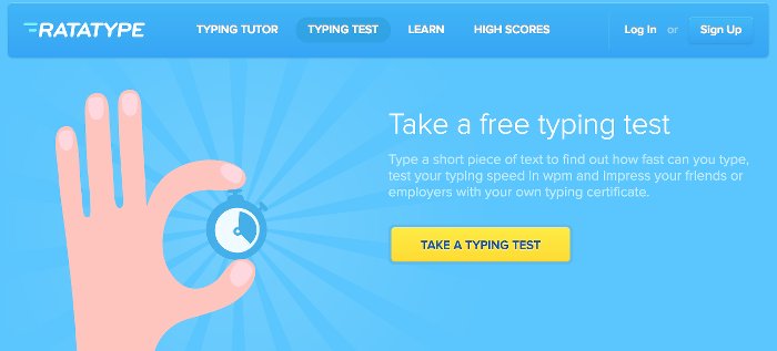 Image of RataType Typing Test