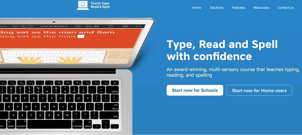 user interface of ttrs-online-program-kids